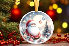 Santa Christmas Watercolor Clipart PNG Product Image 3