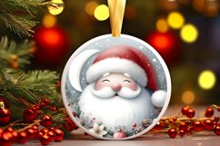 Santa Christmas Watercolor Clipart PNG Product Image 3