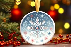 Round Christmas Ornament Sublimation|Clipart Product Image 3