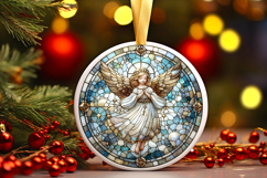 Round Christmass Ornament PNG Product Image 1