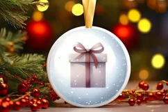 Gift Ornament Sublimation PNG Product Image 3