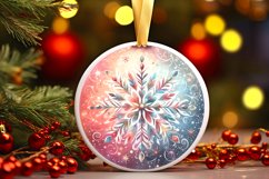 Round Christmas Ornament Sublimation|Clipart Product Image 3