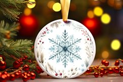 Round Christmas Ornament Sublimation|Clipart Product Image 3