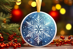Round Christmass Ornament PNG Product Image 1