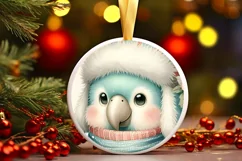 Winter Baby Macaw Retro Digital Painting Product Image 3