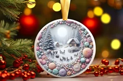 Detailed Pastell Christmas Molten Candy Scene Product Image 3