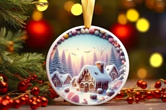 Detailed Pastell Christmas Molten Candy Scene Product Image 3