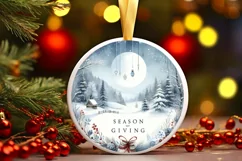 Winter Scene Large Text Season of Giving Product Image 3