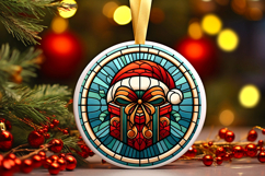 Round Christmass Ornament PNG Product Image 1
