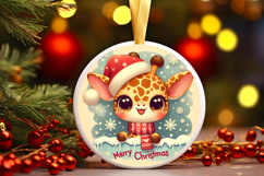 Round Christmass Ornament PNG Product Image 1