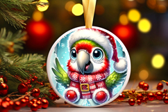 Round Christmass Ornament PNG Product Image 1