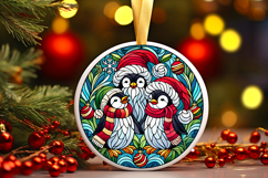 Round Christmass Ornament PNG Product Image 1