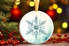 Round Christmas Ornament Sublimation|Clipart Product Image 3