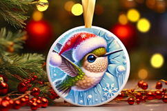 Round Christmass Ornament PNG Product Image 1