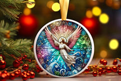 Round Christmass Ornament PNG Product Image 1