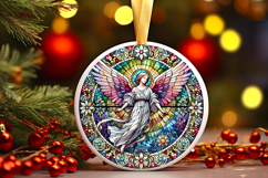 Round Christmass Ornament PNG Product Image 1