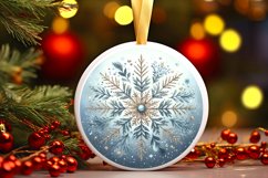 Round Christmas Ornament Sublimation|Clipart Product Image 3