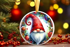 Gnome Christmas Sticker Sublimation PNG Product Image 3