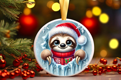 Round Christmass Ornament PNG Product Image 1