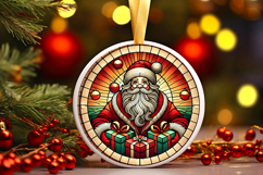 Round Christmass Ornament PNG Product Image 1