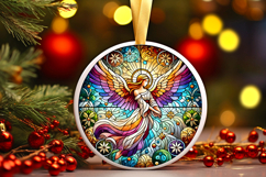 Round Christmass Ornament PNG Product Image 1