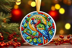Round Christmass Ornament PNG Product Image 1