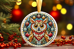 Round Christmass Ornament PNG Product Image 1