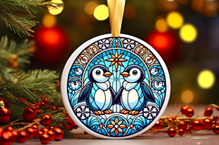 Round Christmass Ornament PNG Product Image 1