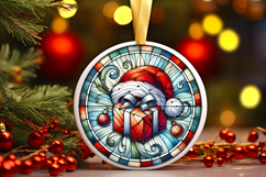 Round Christmass Ornament PNG Product Image 1