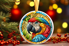 Round Christmass Ornament PNG Product Image 1