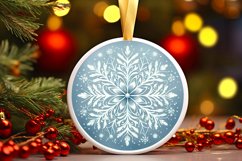 Round Christmas Ornament Sublimation|Clipart Product Image 3