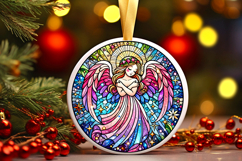 Round Christmass Ornament PNG Product Image 1