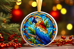 Round Christmass Ornament PNG Product Image 1