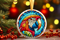 Round Christmass Ornament PNG Product Image 1