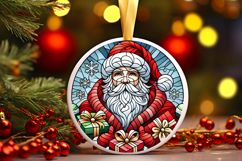 Round Christmass Ornament PNG Product Image 1