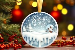 Snowy Wishes Sublimation PNG Product Image 3