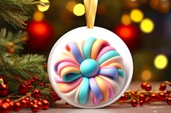 Christmas Bow Sublimation PNG Product Image 3