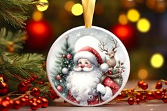 Santa Round Sublimation PNG Product Image 3