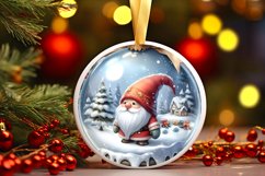 Winter Scene with Gnome PNG Product Image 1