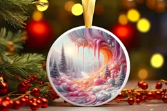 Pastel Molten Candy Detailed Digital Painting Sublimation Product Image 1