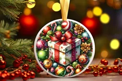Colorful Gift Watercolor Sublimation PNG Product Image 2