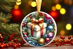 Colorful Gift Watercolor Sublimation PNG Product Image 1