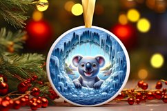 Melting Ice Koala Painting Sublimation PNG Product Image 2