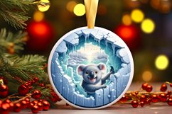 Melting Ice Koala Painting Sublimation PNG Product Image 2