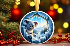 Melting Ice Koala Painting Sublimation PNG Product Image 3