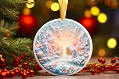 Digital Painting Christmas Candy Scene PNG Product Image 2