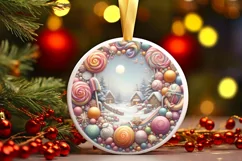 Detailed Digital Painting Molten Candy Sublimation PNG Product Image 3
