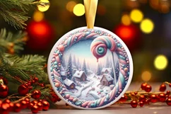 Detailed Digital Painting Molten Candy Sublimation PNG Product Image 2