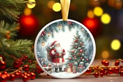 Winter Santa Digital Painting PNG Product Image 1