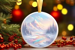 Pastel Christmas Candy Scene Sublimation Clipart PNG Product Image 3